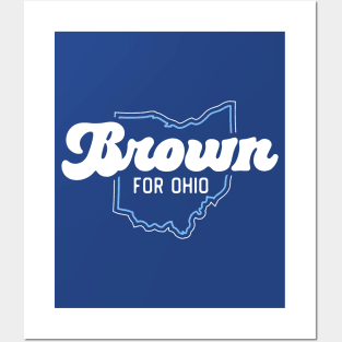 Brown for Ohio // 2024 Senate Race // Turn Ohio Blue Posters and Art